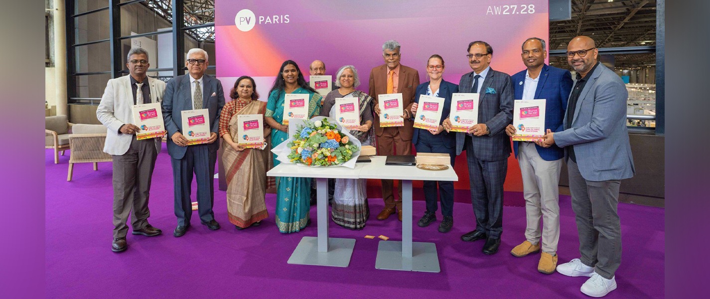MoU  exchange between The Bharat Tex Trade Federation (BTTF) and Première Vision SA in Paris