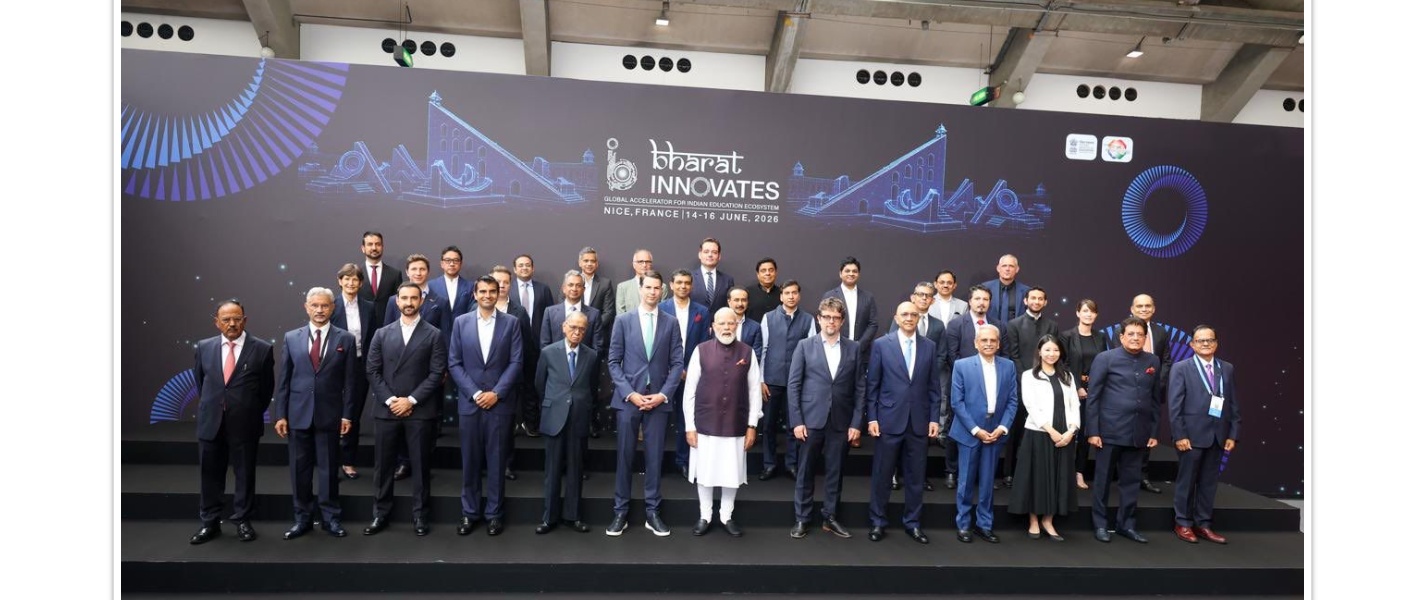 PM Narendra Modi interacted with select investors and Venture Capitalists at Bharat Innovates in Nice, France