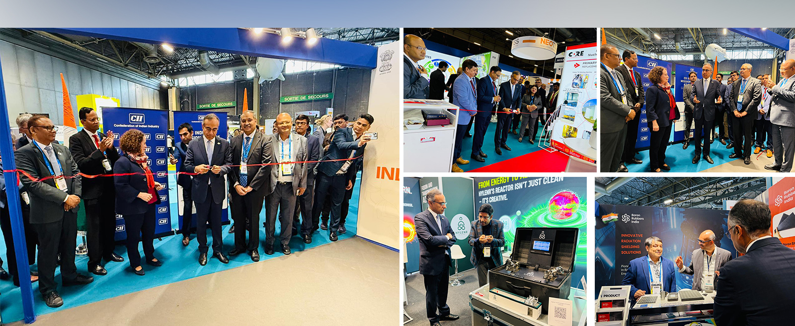 Inauguration of the India Pavilion at the 6th World Nuclear Exhibition (WNE) in Paris, France
