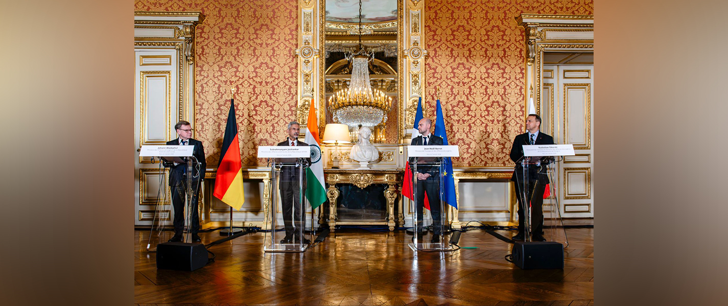 External Affairs Minister Dr. S. Jaishankar participated in the first India - Weimar format meeting, along with the Foreign Ministers of France, Germany and Poland