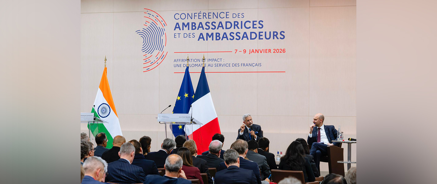 External Affairs Minister Dr. S. Jaishankar addressed the 31st Conference of Ambassadors of France as the Guest of Honour