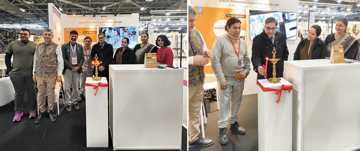 Inauguration of India Pavilion at Maison&Objet in Paris, France.