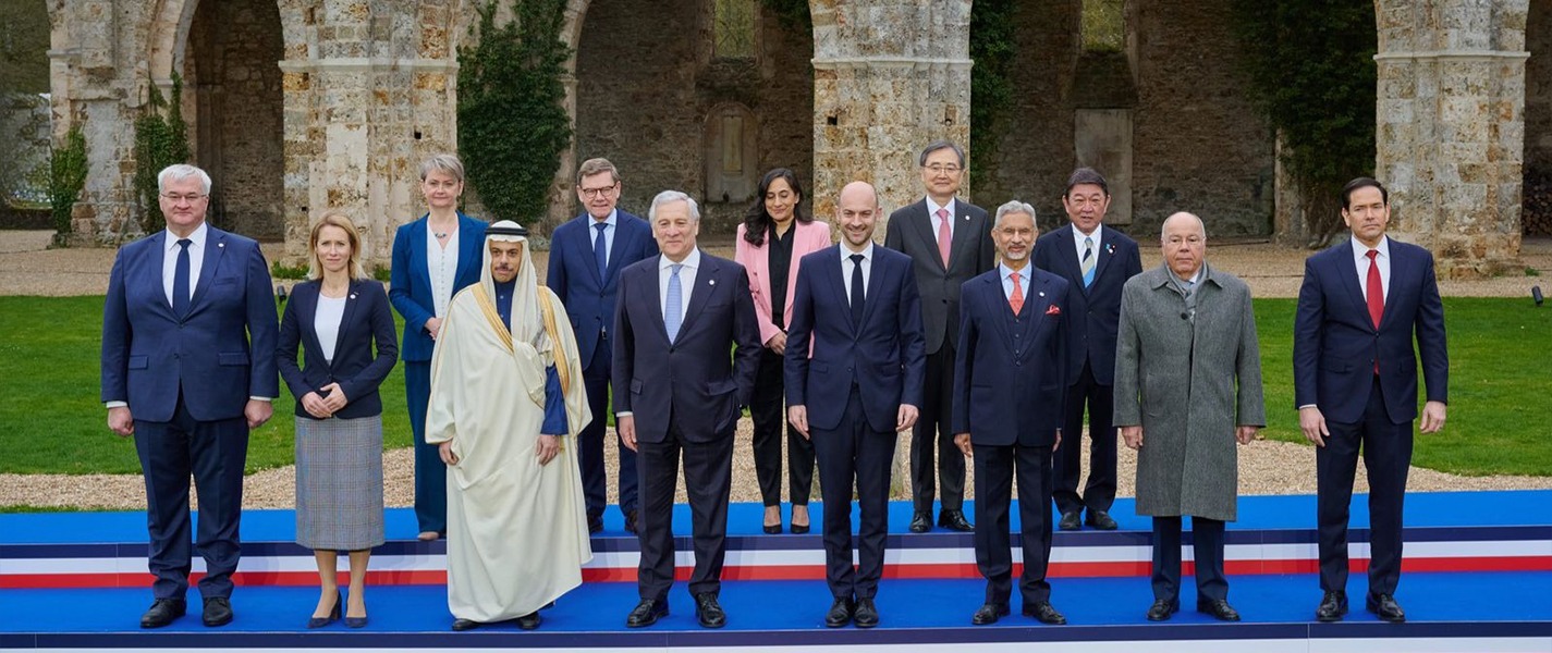 G7 Foreign Ministers Meeting at Vaux-de-Cernay, France.