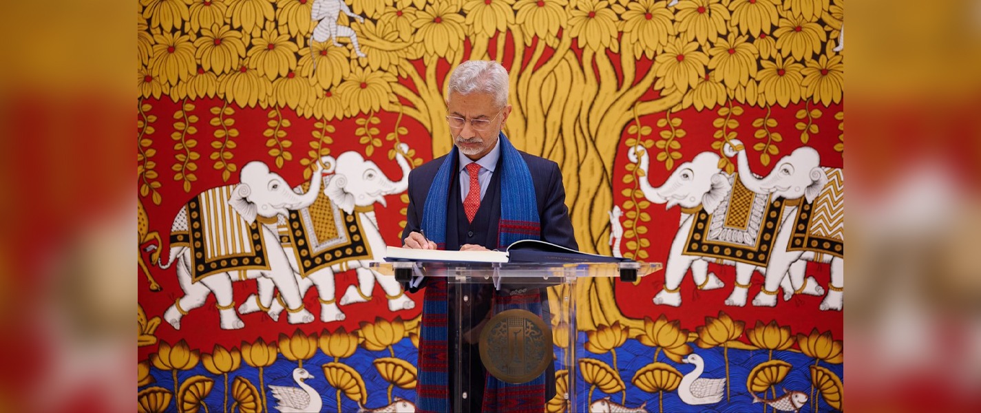 EAM Dr. S. Jaishankar visited Swami Vivekananda Cultural Centre (SVCC) in Paris, France.