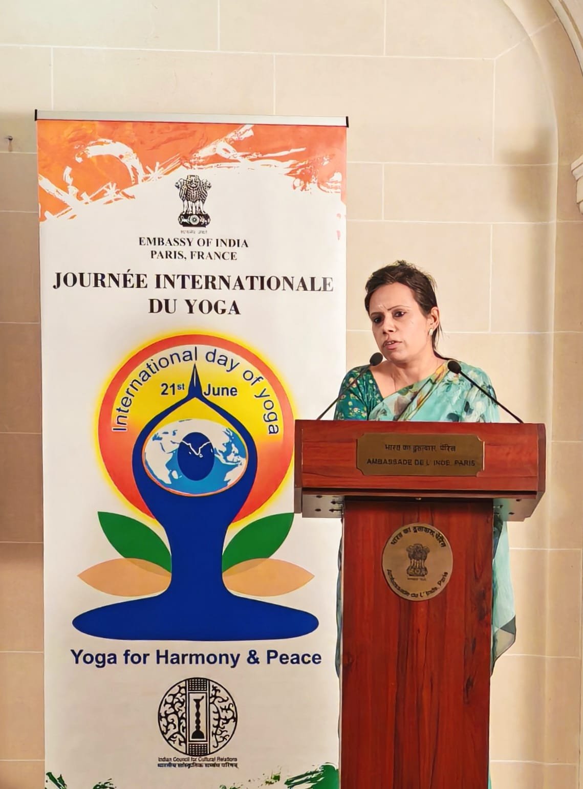 Curtain Raiser for the International Day of Yoga 2025 at Embassy of India, Paris.