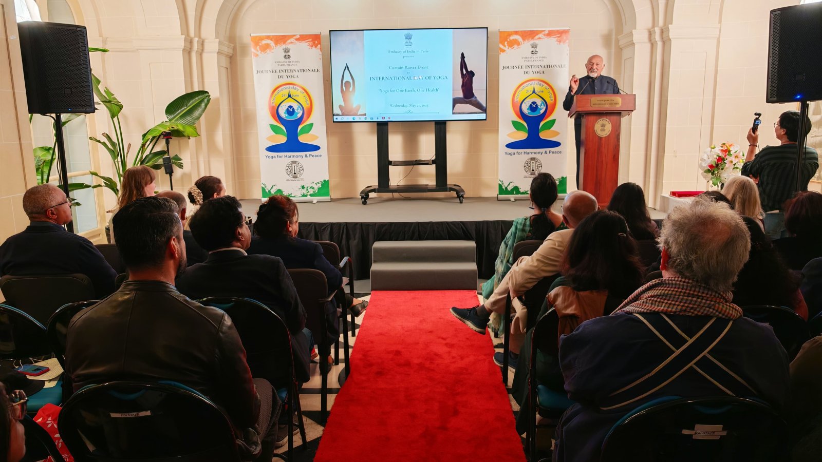Curtain Raiser for the International Day of Yoga 2025 at Embassy of India, Paris.