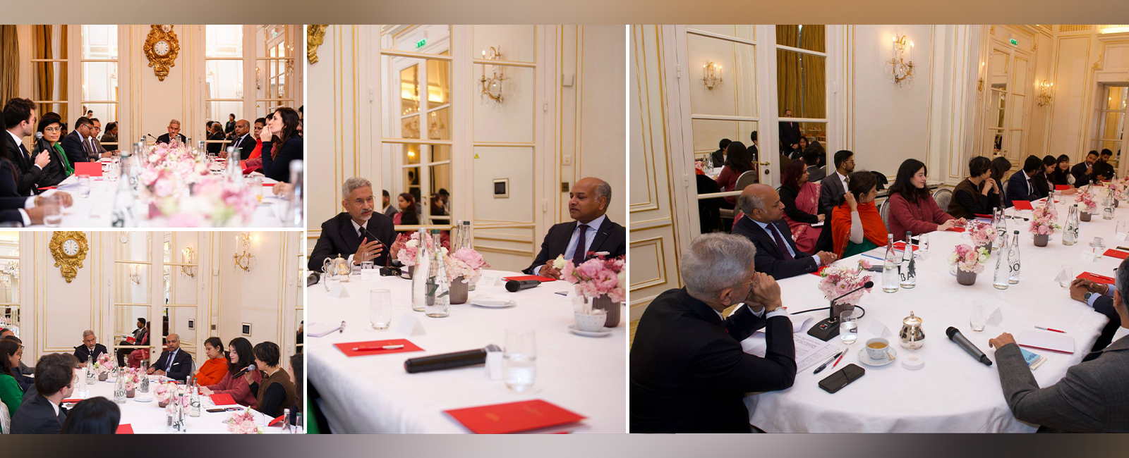 External Affairs Minister Dr. S. Jaishankar interacted with the participants of the French-Indian Young Talents Program by CCIFI in Paris.