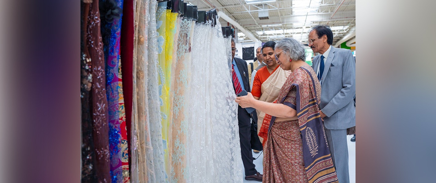 Secretary, Ministry of Textiles, visited Texworld Paris, where 75 Indian exhibitors showcased India’s growing strength and diversity to the world.