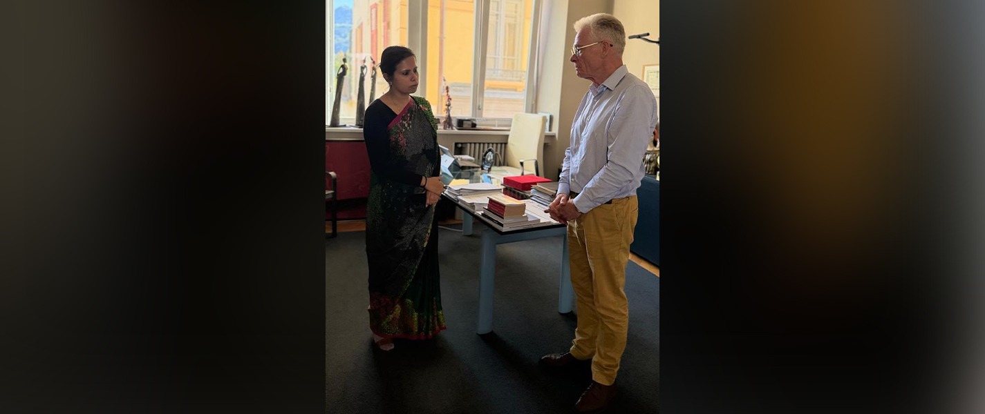 DCM Ms. Eenam Gambhir called on Mayor of Saint-Gervais-les-Bains H.E. Mr. Jean-Marc Peillex.