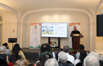 'Ayurveda Day was celebrated at Embassy with a conference on subject “Ayurveda - a holistic approach to wellbeing” by a panel of experts & practitioners